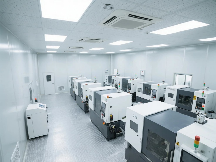 合肥千級精密制造潔凈車間裝修效果分享