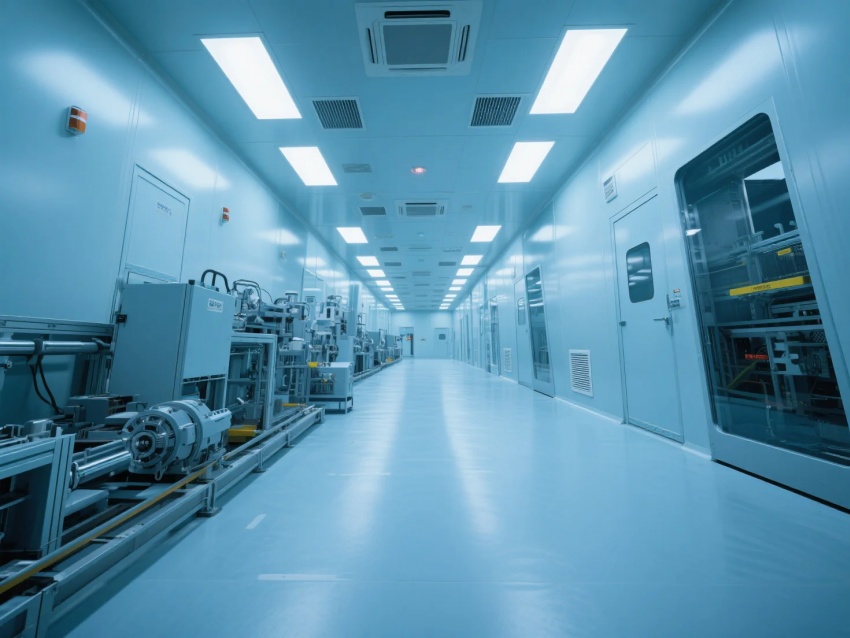 2000平蚌埠千級(jí)半導(dǎo)體無塵車間裝修方案分享